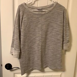 Grey Columbia sweater.